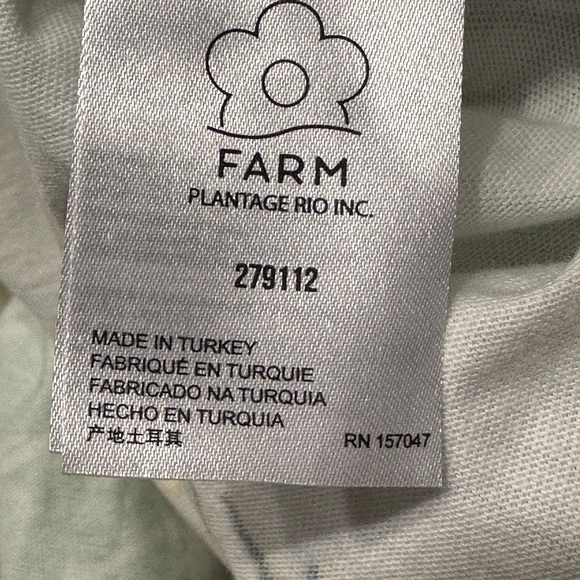 FARM Rio from Anthropologie NWT SZ XL tropical Banana printed tshirt midi dress - Picture 13 of 16